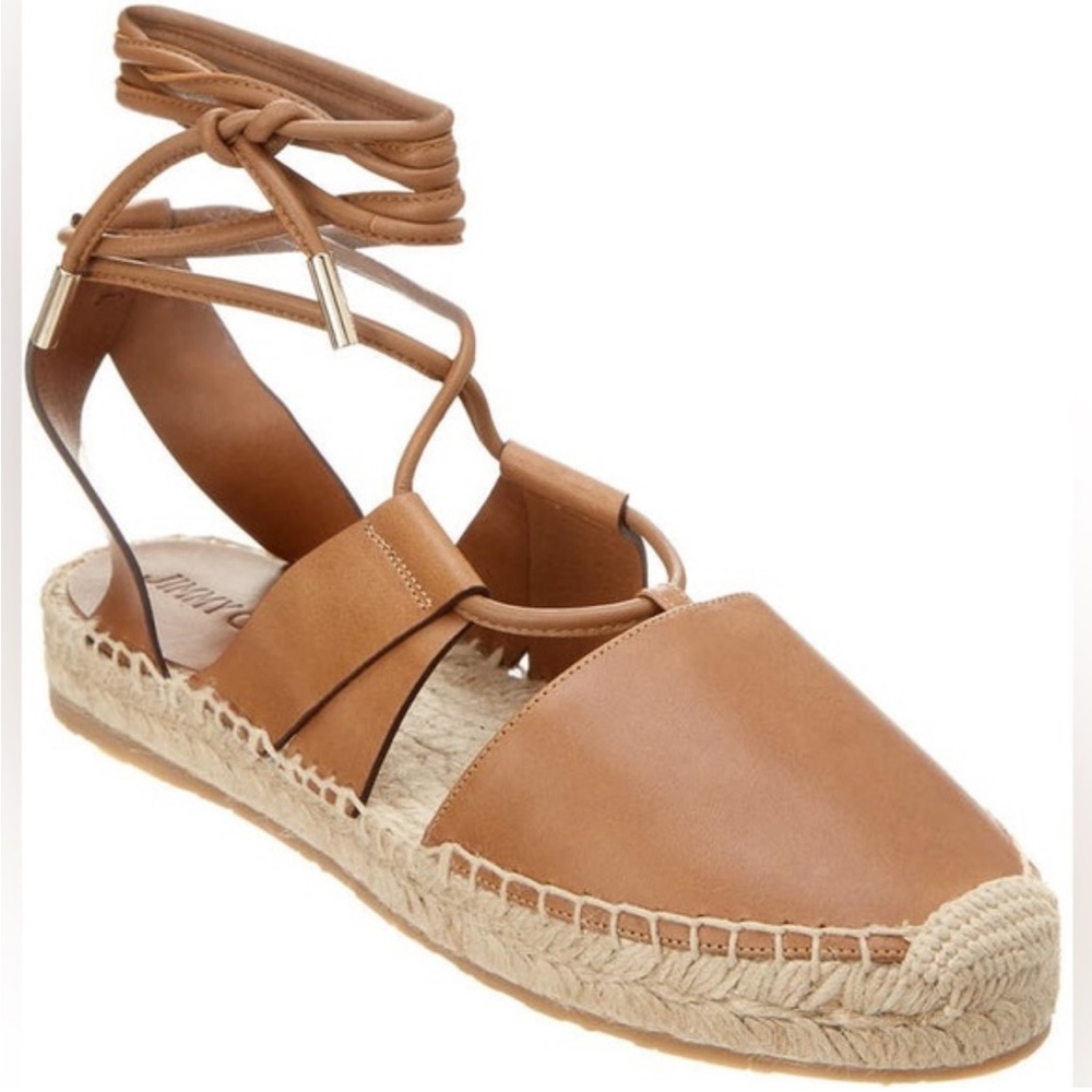 Jimmy Choo Darby Leather Espadrilles , New with out box , Sz 36 , Color-Brown